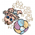 C1: Diaper, Eyes & Ball---White(Isacord 40 #1002)
C2: Ball & Shading---River Mist(Isacord 40 #1248)
C3: Ball---Frosted Plum(Isacord 40 #1080)
C4: Ball---Parchment(Isacord 40 #1066)
C5: Baby---Shrimp Pink(Isacord 40 #101