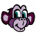 C1: Muzzle, Inside Ears & Brows---Lavender(Isacord 40 #1193)
C2: Head & Ears---Pansy(Isacord 40 #1255)
C3: Cheeks---Orchid(Isacord 40 #1255)
C4: Eyes---White(Isacord 40 #1002)
C5: Eyes---Green(Isacord 40 #1503)
