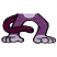 C1: Feet & Belly---Lavender(Isacord 40 #1193)&#13;&#10;C2: Legs---Orchid(Isacord 40 #1255)&#13;&#10;C3: Tail---Pansy(Isacord 40 #1255)&#13;&#10;C4: Outlines---Black(Isacord 40 #1234)