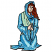 C1: Sash---Spring Frost(Isacord 40 #1047)
C2: Sash Shading---Bottle Green(Isacord 40 #1045)
C3: Robe---Spearmint(Isacord 40 #1204)
C4: Robe Shading---Turquoise(Isacord 40 #1095)
C5: Robe Shading---Tropical Blue(Isacord