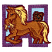 C1: Background---Crystal Blue(Isacord 40 #1249)
C2: Letter---Orchid(Isacord 40 #1255)
C3: Hay, Mane, & Tail---Yellow(Isacord 40 #1187)
C4: Eye---White(Isacord 40 #1002)
C5: Horse---Ashley Gold(Isacord 40 #1025)
