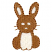 C1: Ears---Muslin(Isacord 40 #1082)&#13;&#10;C2: Outline---Golden Grain(Isacord 40 #1126)