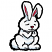 C1: Ears & Nose---Raspberry(Isacord 40 #1511)
C2: Bunny---Silky White(Isacord 40 #1001)
C3: Shading---Oxford(Isacord 40 #1222)
C4: Outlines---Black(Isacord 40 #1234)