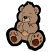C1: Nose, Tummy, & Ears---Old Gold(Isacord 40 #1055)
C2: Shading on Tummy---Pecan(Isacord 40 #1128)
C3: Body---Fawn(Isacord 40 #1128)
C4: Paw Pads & Shading on Body---Redwood(Isacord 40 #1057)
C5: Nose Highlight---White