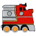 C1: Undercarriage---Charcoal(Isacord 40 #1234)
C2: Wheels---Papaya(Isacord 40 #1024)
C3: Engine---Poppy(Isacord 40 #1037)
C4: Windows---Sterling(Isacord 40 #1011)
C5: Engine---Silver(Isacord 40 #1236)
C6: Outli