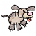 C1: Head & Body---Fawn(Isacord 40 #1128)
C2: Spot, Feet, Ears & Tail---Pine Bark(Isacord 40 #1170)
C3: Snout---Champagne(Isacord 40 #1070)
C4: Nose---Azalea Pink(Isacord 40 #1224)
C5: Tongue---Spanish Tile(Isacord 40 #1