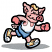 C1: Pig---Shell(Isacord 40 #1015)
C2: Pig Shading, Nose, & Hooves---Corsage(Isacord 40 #1016)
C3: Nose & Hooves Shading---Tropicana(Isacord 40 #1511)
C4: Hair & Shoes---Daffodil(Isacord 40 #1135)
C5: Hair & Shoes Shadin
