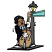 C1: Bulb---Citrus(Isacord 40 #1187)
C2: Ground & Light Bulb---Whale(Isacord 40 #1041)
C3: Sign---Bottle Green(Isacord 40 #1045)
C4: Shirt Gloves Shoes & Hat Band---White(Isacord 40 #1002)
C5: Pant Fold & Bass---Sterling