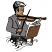 C1: Violin---Pecan(Isacord 40 #1128)
C2: Cuffs, Shirt & Music---White(Isacord 40 #1002)
C3: Stand Violin---Pine Bark(Isacord 40 #1170)
C4: Jacket---Dolphin(Isacord 40 #1219)
C5: Skin---Fawn(Isacord 40 #1128)
C6