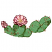C1: Cactus---Bright Mint(Isacord 40 #1510)
C2: Shading---Pear(Isacord 40 #1049)
C3: Flower---Azalea Pink(Isacord 40 #1224)
C4: Flower.---Wine(Isacord 40 #1035)
C5: Thorns---Rust(Isacord 40 #1058)
C6: Center---C