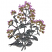 C1: Flowers---Cachet(Isacord 40 #1080)
C2: Small Leaves---Army Drab(Isacord 40 #1209)
C3: Leaves---Palm Leaf(Isacord 40 #1211)
C4: Leaf Shading---Willow(Isacord 40 #1212)
C5: Stems---Palm Leaf(Isacord 40 #1211)
