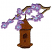 C1: Branch---Pecan(Isacord 40 #1128)&#13;&#10;C2: Birdhouse---Rust(Isacord 40 #1058)&#13;&#10;C3: Branch, Birdhouse Shading & Outlines---Cinnamon(Isacord 40 #1247)&#13;&#10;C4: Petals---Wild Iris(Isacord 40 #1032)&#13;&#10;C5: Center of Flowers---White(Is