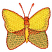 C1: Top Wing---Canary(Isacord 40 #1124)
C2: Bottom Wing---Goldenrod(Isacord 40 #1137)
C3: Shading & Outline---Red Berry(Isacord 40 #1246)