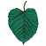 C1: Leaf---Swiss Ivy(Isacord 40 #1079)&#13;&#10;C2: Highlight---Lima Bean(Isacord 40 #1177)&#13;&#10;C3: Veins---Backyard Green(Isacord 40 #1175)&#13;&#10;C4: Shading & Outlines---Evergreen(Isacord 40 #1208)