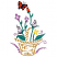 C1: Flower Centers---White(Isacord 40 #1002)
C2: Flower---Canary(Isacord 40 #1124)
C3: Stem & Leaves---Swiss Ivy(Isacord 40 #1079)
C4: Flowers---Wild Iris(Isacord 40 #1032)
C5: Flower---Fox Fire(Isacord 40 #1184)&#