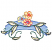 C1: Ribbon---River Mist(Isacord 40 #1248)
C2: Flower & Leaf---White(Isacord 40 #1002)
C3: Highlights---Daffodil(Isacord 40 #1135)
C4: Border & Outlines---Crystal Blue(Isacord 40 #1249)
C5: Flower Center & Outline---Apri