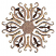 C1: Center---Flax(Isacord 40 #1055)
C2: Accent---Golden Grain(Isacord 40 #1126)
C3: Accent---Yellow Metallic(Yenmet/ Isamet #7007)