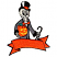 C1: Skeleton---Muslin(Isacord 40 #1082)
C2: Banner, Bow Tie & Pumpkin---Fox Fire(Isacord 40 #1184)
C3: Suit---Leadville(Isacord 40 #1220)
C4: Pumpkin  Face---Canary(Isacord 40 #1124)
C5: Stem---Swiss Ivy(Isacord 40 #107