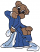C1: Lt. Brown
C2: Dk. Blue
C3: White
C4: Lt. Blue
C5: Black