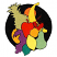 C1: Pineapple---Marsh(Isacord 40 #1209)
C2: Pineapple---Goldenrod(Isacord 40 #1137)
C3: Grapes---Orchid(Isacord 40 #1255)
C4: Lime---Swiss Ivy(Isacord 40 #1079)
C5: Lemon---Citrus(Isacord 40 #1187)
C6: Apple---