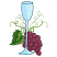 C1: Leaves Vine---Lima Bean(Isacord 40 #1177)
C2: Shading---Backyard Green(Isacord 40 #1175)
C3: Grapes---Dusty Grape(Isacord 40 #1255)
C4: Shading---Dark Current(Isacord 40 #1192)
C5: Outlines---Pansy(Isacord 40 #1255)