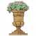 C1: Vase---Flax(Isacord 40 #1055)&#13;&#10;C2: Vase---Pecan(Isacord 40 #1128)&#13;&#10;C3: Vase---Bark(Isacord 40 #1186)&#13;&#10;C4: Greenery---Bright Mint(Isacord 40 #1510)&#13;&#10;C5: Shade & Greenery Outline---Lime(Isacord 40 #1176)&#13;&#10;C6: Flow