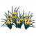 C1: Flower---Goldenrod(Isacord 40 #1137)
C2: Leaves---Evergreen(Isacord 40 #1208)
C3: Shading---Yellow(Isacord 40 #1187)