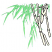 C1: Leaves---Limedrop - neon(Isacord 40 #1510)
C2: Bamboo---Muslin(Isacord 40 #1082)
C3: Outline---Black(Isacord 40 #1234)