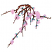 C1: Leaves---Pear(Isacord 40 #1049)
C2: Flowers---Impatience(Isacord 40 #1111)
C3: Edges---Iced Pink(Isacord 40 #1064)
C4: Branches---Nutmeg(Isacord 40 #1056)