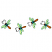 C1: Tail & Eyes---Pumpkin(Isacord 40 #1168)
C2: Wings---Sour Apple - neon(Isacord 40 #1187)
C3: Body---Green(Isacord 40 #1503)
C4: Outline---Black(Isacord 40 #1234)