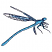 C1: Wings---Pearl / Iridescent(Yenmet/ Isamet #7021)
C2: Body---Crystal Blue(Isacord 40 #1249)
C3: Shade---Turquoise Metallic(Yenmet/ Isamet #7052)
C4: Outline---Light Midnight(Isacord 40 #1197)