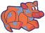 C1: Lt. Orange
C2: Lt. Red
C3: Lt. Blue
C4: White
C5: Dk. Blue