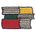 C1: Tan
C2: Dk. Gold
C3: Dk. Red
C4: Dk. Green
C5: Black
