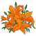 C1: Leaves---Lima Bean(Isacord 40 #1177)
C2: Outlines---Grasshopper(Isacord 40 #1176)
C3: Flowers---Spanish Gold(Isacord 40 #1065)
C4: Shading---Tangerine(Isacord 40 #1078)
C5: Outlines---Brick(Isacord 40 #1181)