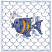 C1: Blue Gray
C2: Blue
C3: Yellow
C4: Orange
C5: Dk. Blue
C6: Pearl Variegated
C7: Gray
C8: Blue