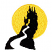 C1: Moon---Canary(Isacord 40 #1124)
C2: Castle---Black(Isacord 40 #1234)