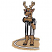 C1: Eyes---Cadet Blue(Isacord 40 #1226)
C2: Inside Ears---Heather Pink(Isacord 40 #1117)
C3: Antlers & Chin---Fawn(Isacord 40 #1128)
C4: Floor & Shirt---White(Isacord 40 #1002)
C5: Reindeer---Pecan(Isacord 40 #1128)