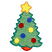 C1: Bottom---Red Berry(Isacord 40 #1246)&#13;&#10;C2: Tree---Pear(Isacord 40 #1049)&#13;&#10;C3: Tree Outline---Swiss Ivy(Isacord 40 #1079)&#13;&#10;C4: Ornaments---Nordic Blue(Isacord 40 #1076)&#13;&#10;C5: Ornaments & Bucket Outline---Cherry(Isacord 40