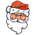 C1: Eyes---Trellis Green(Isacord 40 #1503)
C2: Beard, Mustache, Eyebrows & Hat---White(Isacord 40 #1002)
C3: Jingle Bells---Gold Metallic(Yenmet/ Isamet #7005)
C4: Hat---Spanish Tile(Isacord 40 #1020)
C5: Hat---Wildfire