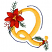 C1: Letter---Papaya(Isacord 40 #1024)
C2: Bean Stitch---Provence(Isacord 40 #1197)
C3: Leaves---Backyard Green(Isacord 40 #1175)
C4: Poinsettia---Wildfire(Isacord 40 #1147)
C5: Poinsettia Shading---Winterberry(Isacord 4
