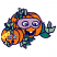 C1: Eyes---Celestial(Isacord 40 #1028)
C2: Eyes---White(Isacord 40 #1002)
C3: Mask---Cachet(Isacord 40 #1080)
C4: Mask---Citrus(Isacord 40 #1187)
C5: Pumpkin---Pumpkin(Isacord 40 #1168)
C6: Leaves---Bright Mint