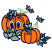 C1: Pumpkins---Pumpkin(Isacord 40 #1168)
C2: Dark Leaves---Swiss Ivy(Isacord 40 #1079)
C3: Light Leaves---Bright Mint(Isacord 40 #1510)
C4: Eye---White(Isacord 40 #1002)
C5: Eye---Nordic Blue(Isacord 40 #1076)
