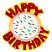C1: Cake---Cream(Isacord 40 #1071)&#13;&#10;C2: Background---Canary(Isacord 40 #1124)&#13;&#10;C3: Happy Birthday---Poinsettia(Isacord 40 #1147)&#13;&#10;C4: Frosting---Pink Tulip(Isacord 40 #1115)&#13;&#10;C5: Sprinkles---Pear(Isacord 40 #1049)&#13;&#10;