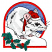 C1: Background---Nordic Blue(Isacord 40 #1076)
C2: Feet, Nose, & Ears---Petal Pink(Isacord 40 #1225)
C3: Feet & Ears Shading---Cobblestone(Isacord 40 #1219)
C4: Mouse, Snow, & Hat Trim---White(Isacord 40 #1002)
C5: Bord