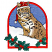C1: Background---Nordic Blue(Isacord 40 #1076)&#13;&#10;C2: Snow---White(Isacord 40 #1002)&#13;&#10;C3: Snow Shading---Light Jade Metallic(Yenmet/ Isamet #7041)&#13;&#10;C4: Hat Trim & Underside of Bobcat---Eggshell(Isacord 40 #1071)&#13;&#10;C5: Bobcat--