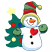 C1: Snowman---White(Isacord 40 #1002)&#13;&#10;C2: Hatbrim & Ball---Buttercup(Isacord 40 #1135)&#13;&#10;C3: Hat & Mittens---Pear(Isacord 40 #1049)&#13;&#10;C4: Tree---Swiss Ivy(Isacord 40 #1079)&#13;&#10;C5: Star & Bulb---Sun - neon(Isacord 40 #1187)&#13