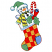 C1: Hat, Snowman, Candy Cane, & Stocking---White(Isacord 40 #1002)&#13;&#10;C2: Snowman Shading & Patch---Celestial(Isacord 40 #1028)&#13;&#10;C3: Leaves, Hat, & Patch---Pear(Isacord 40 #1049)&#13;&#10;C4: Nose---Apricot(Isacord 40 #1238)&#13;&#10;C5: Sca