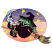 C1: Background---Flamingo(Isacord 40 #1020)
C2: Background---Nordic Blue(Isacord 40 #1076)
C3: Broom Handle---Pecan(Isacord 40 #1128)
C4: Moon---Glacier Green(Isacord 40 #1223)
C5: Moon Shading---Sterling(Isacord 40 #10