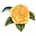 C1: Leaf---Blue Ribbon(Isacord 40 #1535)
C2: Leaf---Lima Bean(Isacord 40 #1177)
C3: Leaf---Evergreen(Isacord 40 #1208)
C4: Rose---Yellow Bird(Isacord 40 #1124)
C5: Rose---Honey Gold(Isacord 40 #1025)
C6: Rose--