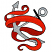 C1: Anchor---Sterling(Isacord 40 #1011)
C2: Ribbon Shading---Cherry(Isacord 40 #1169)
C3: Ribbon---Poppy(Isacord 40 #1037)
C4: Outlines---Black(Isacord 40 #1234)